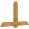 Ekena Millwork Eugene Rough Sawn Timber Gable Bracket, Western Red Cedar, 60"W x 38"H x 4"D x 6"F, 15/12 Pitch GBW060X38X0406EUG00RWR - alternate 2